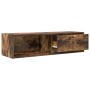 Mueble de TV de roble ahumado 100x31x25,5cm Madera ingeniería von , TV-Möbel - Ref: Foro24-861480, Preis: 52,83 €, Rabatt: %