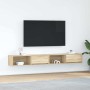 Muebles de TV 2uds Roble Sonoma 100x31x25,5cm Madera ingeniería von , TV-Möbel - Ref: Foro24-861477, Preis: 89,69 €, Rabatt: %