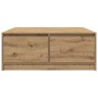 Mesa de centro con cajones roble artesanal 100x100x40 cm by , Coffee table - Ref: Foro24-3328407, Price: 169,74 €, Discount: %