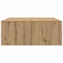 Mesa de centro con cajones roble artesanal 100x100x40 cm by , Coffee table - Ref: Foro24-3328407, Price: 169,74 €, Discount: %