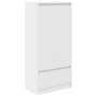 Armario con cajón blanco 55,5x34x119,5 cm Madera de ingeniería von , Sideboards - Ref: Foro24-861643, Preis: 98,07 €, Rabatt: %