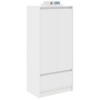 Armario con cajón blanco 55,5x34x119,5 cm Madera de ingeniería von , Sideboards - Ref: Foro24-861643, Preis: 98,07 €, Rabatt: %