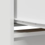 Armario con cajón blanco 55,5x34x119,5 cm Madera de ingeniería von , Sideboards - Ref: Foro24-861643, Preis: 98,07 €, Rabatt: %
