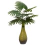 Planta de palma artificial 9 hojas 65 cm verde von , Künstliche Flora - Ref: Foro24-4103582, Preis: 24,61 €, Rabatt: %