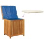 Cojines para exterior 60x50x61 cm madera maciza acacia von , Aufbewahrungsboxen für den Außenbereich - Ref: Foro24-4106473, P...
