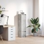 Aparador alto gris hormigón 29,5x34x119,5 cm madera ingeniería by , Sideboards - Ref: Foro24-861655, Price: 69,62 €, Discount: %