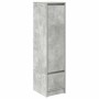 Aparador alto gris hormigón 29,5x34x119,5 cm madera ingeniería by , Sideboards - Ref: Foro24-861655, Price: 69,62 €, Discount: %