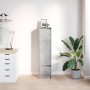 Aparador alto gris hormigón 29,5x34x119,5 cm madera ingeniería by , Sideboards - Ref: Foro24-861655, Price: 69,62 €, Discount: %