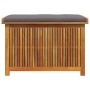 Cojines para exterior 90x50x60,5 cm madera maciza acacia von , Aufbewahrungsboxen für den Außenbereich - Ref: Foro24-4106478,...