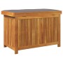 Cojines para exterior 90x50x60,5 cm madera maciza acacia von , Aufbewahrungsboxen für den Außenbereich - Ref: Foro24-4106478,...