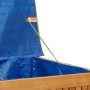 Cojines para exterior 90x50x60,5 cm madera maciza acacia von , Aufbewahrungsboxen für den Außenbereich - Ref: Foro24-4106478,...