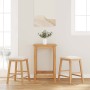 Sillas de bar con cojines 2 uds madera maciza caucho by , Kitchen stools - Ref: Foro24-4102578, Price: 106,96 €, Discount: %