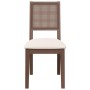 Sillas de comedor con cojines 2 uds madera maciza marrón caucho von , Essstühle - Ref: Foro24-4102476, Preis: 175,12 €, Rabat...