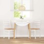 Sillas de comedor 2 unidades madera maciza de caucho blanco von , Essstühle - Ref: Foro24-4102422, Preis: 80,04 €, Rabatt: %