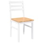 Sillas de comedor 2 unidades madera maciza de caucho blanco von , Essstühle - Ref: Foro24-4102422, Preis: 80,04 €, Rabatt: %