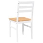 Sillas de comedor 2 unidades madera maciza de caucho blanco von , Essstühle - Ref: Foro24-4102422, Preis: 80,04 €, Rabatt: %