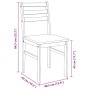 Sillas de comedor 2 unidades madera maciza de caucho blanco von , Essstühle - Ref: Foro24-4102422, Preis: 80,04 €, Rabatt: %