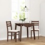 Sillas de comedor con cojines 2 uds madera maciza marrón caucho von , Essstühle - Ref: Foro24-4102417, Preis: 79,06 €, Rabatt: %