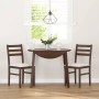Sillas de comedor con cojines 2 uds madera maciza marrón caucho von , Essstühle - Ref: Foro24-4102417, Preis: 79,06 €, Rabatt: %