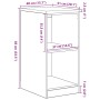 Armario de almacenamiento para garaje negro 40x51x85 cm by , Armarios industriales - Ref: Foro24-860536, Price: 47,41 €, Disc...