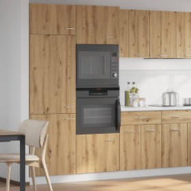 Armario microondas madera ingeniería roble artisan 60x57x207 cm von , Küchenschränke - Ref: Foro24-3334024, Preis: 207,33 €, ...