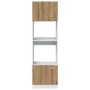 Armario microondas madera ingeniería roble artisan 60x57x207 cm von , Küchenschränke - Ref: Foro24-3334024, Preis: 207,33 €, ...