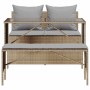 Set comedor de jardín 3 pzas con cojines ratán sintético beige von , Gartensets - Ref: Foro24-4104184, Preis: 274,21 €, Rabat...