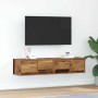 Muebles de TV 2 uds 60x31x25,5 cm Madera ingeniería envejecida de , Muebles TV - Ref: Foro24-861505, Precio: 83,47 €