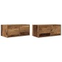 Muebles de TV 2 uds 60x31x25,5 cm Madera ingeniería envejecida by , TV Furniture - Ref: Foro24-861505, Price: 79,74 €, Discou...