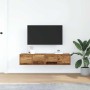 Muebles de TV 2 uds 60x31x25,5 cm Madera ingeniería envejecida by , TV Furniture - Ref: Foro24-861505, Price: 79,74 €, Discou...