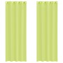 Cortinas de gasa con ojales 2 uds verde manzana 140x260 cm von , Vorhänge und Gardinen - Ref: Foro24-4102057, Preis: 15,29 €,...