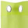 Cortinas de gasa con ojales 2 uds verde manzana 140x260 cm von , Vorhänge und Gardinen - Ref: Foro24-4102057, Preis: 15,29 €,...