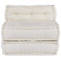 Puf modular crema 70x70x54 tela von , Kissen für Stühle und Sofas - Ref: Foro24-4019022, Preis: 132,66 €, Rabatt: %