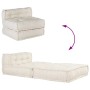 Puf modular crema 70x70x54 tela von , Kissen für Stühle und Sofas - Ref: Foro24-4019022, Preis: 132,66 €, Rabatt: %