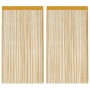 Cortinas de tiras 2 uds doradas 140x250 cm von , Vorhänge und Gardinen - Ref: Foro24-4102036, Preis: 21,39 €, Rabatt: %
