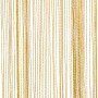 Cortinas de tiras 2 uds doradas 140x250 cm von , Vorhänge und Gardinen - Ref: Foro24-4102036, Preis: 21,39 €, Rabatt: %
