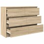Aparador de madera contrachapada roble sonoma 100x35x76 cm by , Sideboards - Ref: Foro24-3328500, Price: 138,18 €, Discount: %
