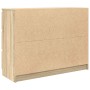 Aparador de madera contrachapada roble sonoma 100x35x76 cm by , Sideboards - Ref: Foro24-3328500, Price: 138,18 €, Discount: %