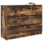 Aparador madera contrachapada color roble ahumado 100x35x76 cm von , Sideboards - Ref: Foro24-3328502, Preis: 138,18 €, Rabat...