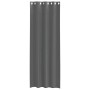 Cortinas de gasa con ojales 2 uds gris oscuro 140x260 cm von , Vorhänge und Gardinen - Ref: Foro24-4102081, Preis: 15,54 €, R...