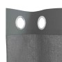 Cortinas de gasa con ojales 2 uds gris oscuro 140x260 cm von , Vorhänge und Gardinen - Ref: Foro24-4102081, Preis: 15,54 €, R...