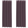 Cortinas de gasa con ojales 2 uds morado 140x300 cm von , Vorhänge und Gardinen - Ref: Foro24-4102106, Preis: 16,18 €, Rabatt: %
