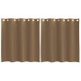 Cortinas de gasa con ojales 2 uds marrón claro von , Vorhänge und Gardinen - Ref: Foro24-4102125, Preis: 13,43 €, Rabatt: %