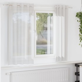 Cortinas de gasa con ojales 2 uds blanco von , Vorhänge und Gardinen - Ref: Foro24-4102150, Preis: 14,36 €, Rabatt: %