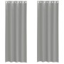 Cortinas de gasa con ojales 2 uds gris claro 140x300 cm von , Vorhänge und Gardinen - Ref: Foro24-4102112, Preis: 15,92 €, Ra...