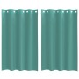 Cortinas de gasa con ojales 2 uds turquesa von , Vorhänge und Gardinen - Ref: Foro24-4102144, Preis: 14,11 €, Rabatt: %