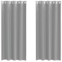 Cortinas de gasa con ojales 2 uds gris claro 140x245 cm von , Vorhänge und Gardinen - Ref: Foro24-4102110, Preis: 15,27 €, Ra...
