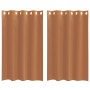 Cortinas de gasa con ojales 2 uds terracota von , Vorhänge und Gardinen - Ref: Foro24-4102138, Preis: 13,89 €, Rabatt: %