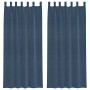 Cortinas de gasa con bolsillos para varillas 2 uds. azul real von , Vorhänge und Gardinen - Ref: Foro24-4102214, Preis: 14,65...