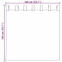 Cortinas de gasa con bolsillos para varillas 2 uds. arena von , Vorhänge und Gardinen - Ref: Foro24-4102216, Preis: 12,79 €, ...